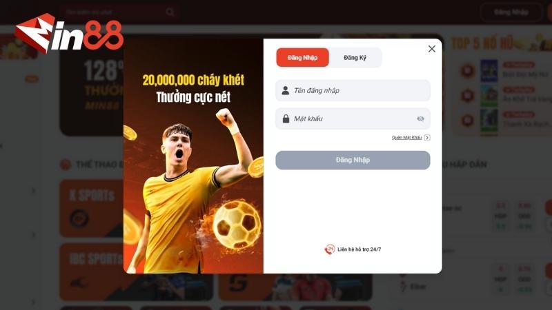 Hướng dẫn đăng nhập nhà cái Min88 cực kỳ chi tiết cho tân thủ