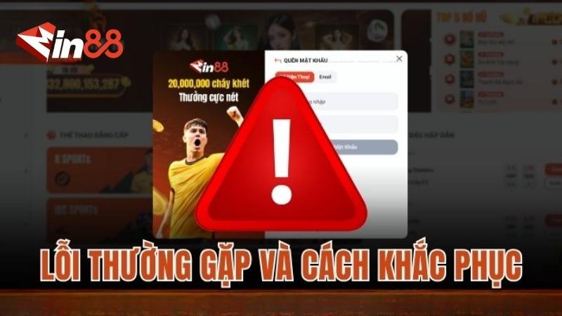 Xử lý vấn đề lỗi phát sinh khi đăng nhập Min88